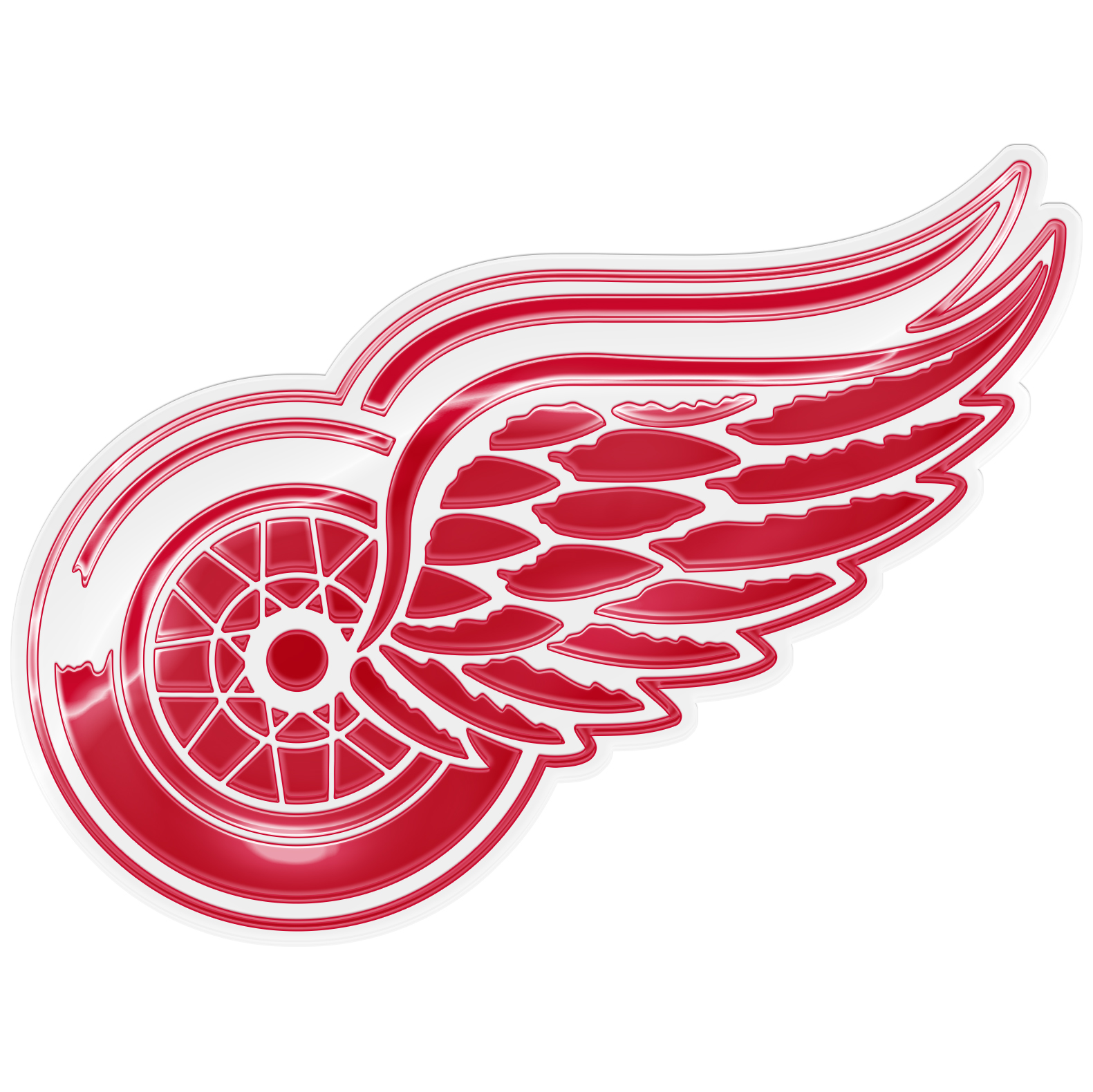 Detroit Red Wings Crystal Logo iron on paper